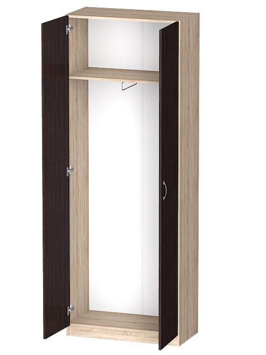 Для одежды, Распашной шкаф Лайф для одежды 80*40*215 Дуб сонома