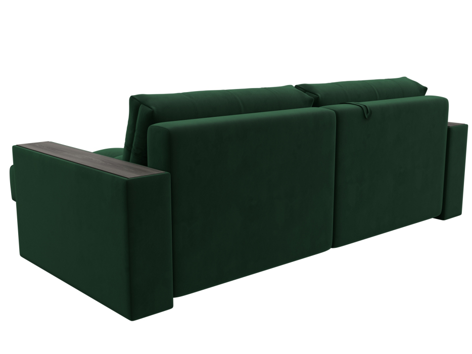 Дизайнерские диваны для гостиной, Диван угловой с декором Лига-049 НПБ, велюр SEVEN