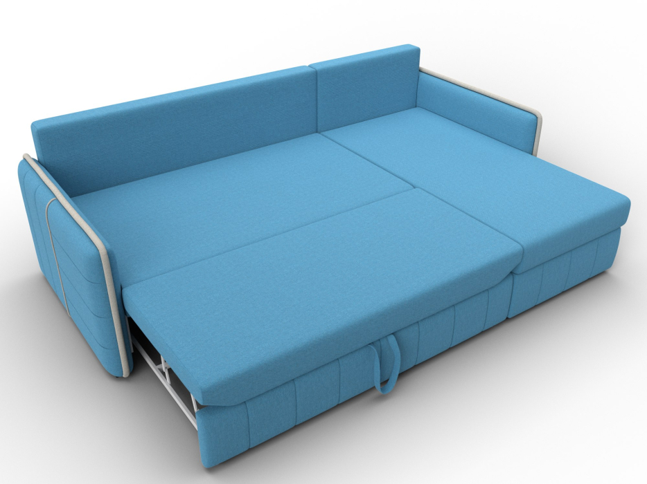 Диваны угловые в гостиную, Диван угловой Лига-078 угол универсальный, рогожка Амур