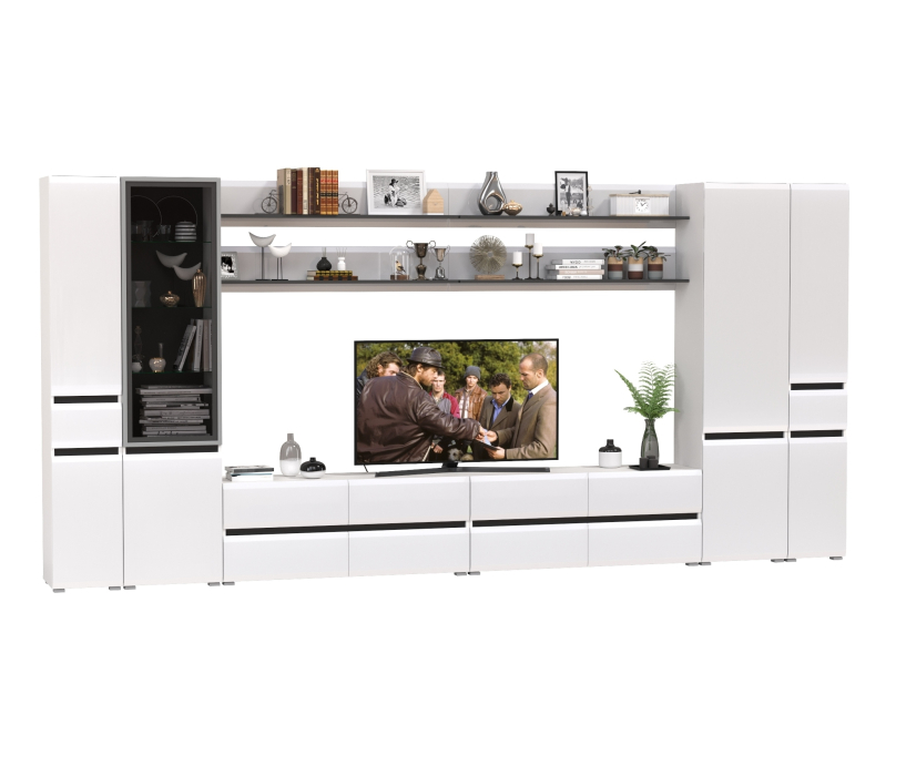 Стенки для гостиной, Сидней мебель для гостиной корпусная комплектация № 120