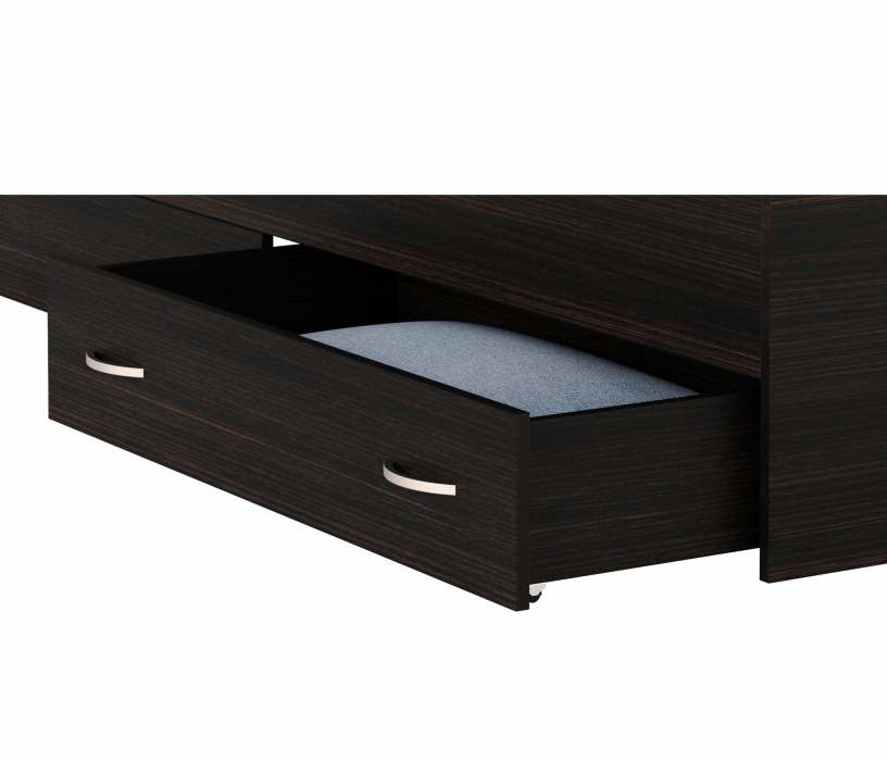 Полутораспальные, Кровать Доминика с блоком, ящиками 120 и матрасом АСТРА