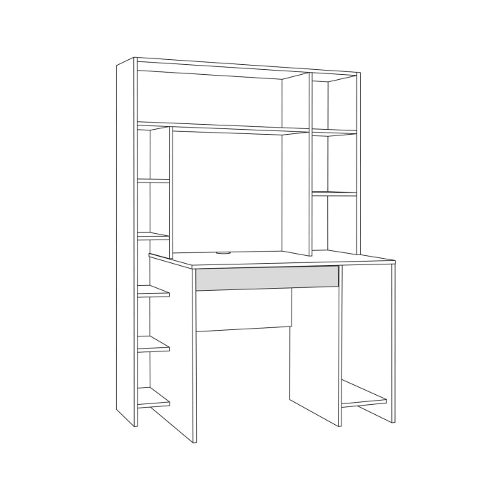Прямые компьютерные столы, Комфорт Стол компьютерный 12.71