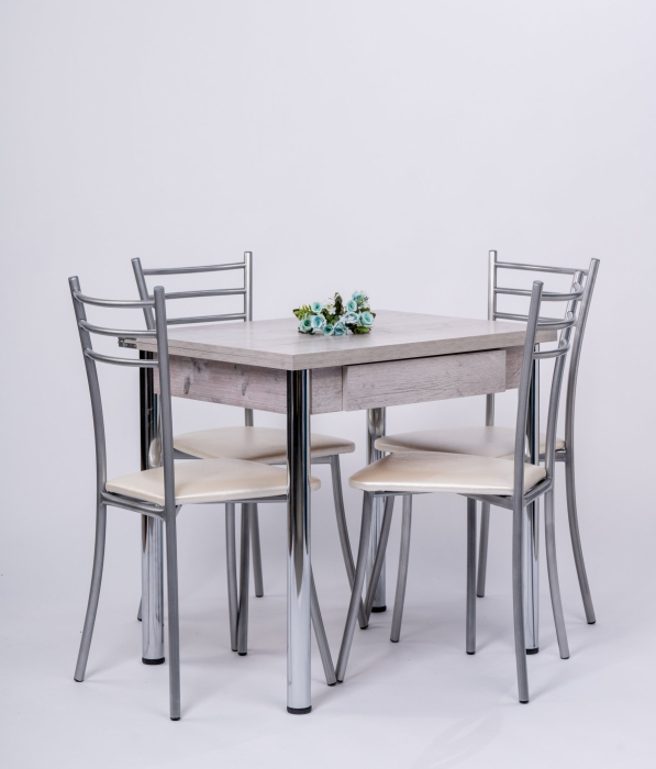 Обеденные группы, Обеденная группа 80 Ящик/Хокко/Хром