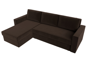 Угловой диван Траумберг Лайт левый угол, микровельвет