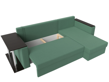 Угловой диван Атланта правый угол, рогожка Амур