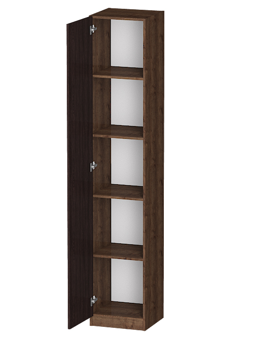 Для одежды, Распашной шкаф Лайф с полками 40*40*215 Дуб экспрессив