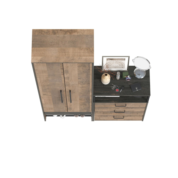 Прихожая, Шкаф для одежды и комод с ящиками Трувор