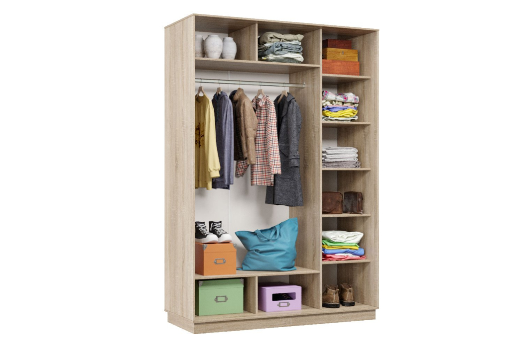 Шкафы-купе 2-х дверные, Шкаф-купе Премьер 10 (11ЗБ;11ЗБ) фасады зеркало бронза/двухдверный/Профиль чёрный муар