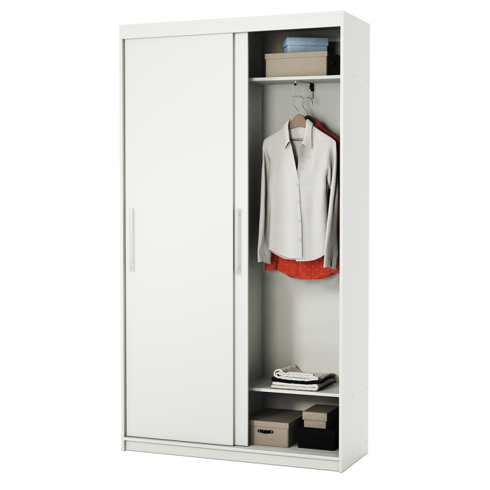 Шкафы-купе 2-х дверные, Шкаф-купе 2-х дверный Эконом платяной 120х45х200