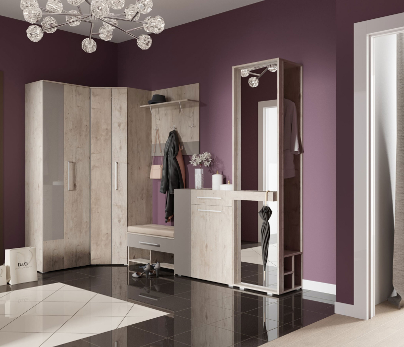 Угловые, Модульная прихожая ФАН