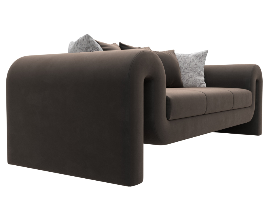 Диваны прямые кухонные, Диван прямой Волна, велюр