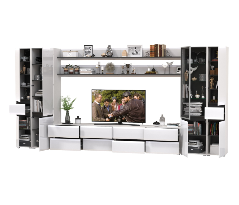 Стенки для гостиной, Сидней мебель для гостиной корпусная комплектация № 120