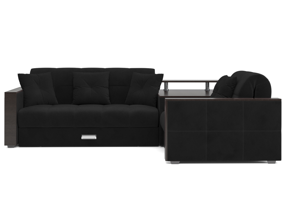 Диваны угловые в гостиную, Диван угловой Прага (Велюр)