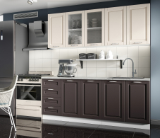 Кухня 2 метра, Кухня Вита 2,0 м Арабика МДФ