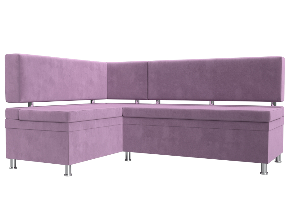 Кухонные уголки, Кухонный уголок Стайл левый угол, микровельвет