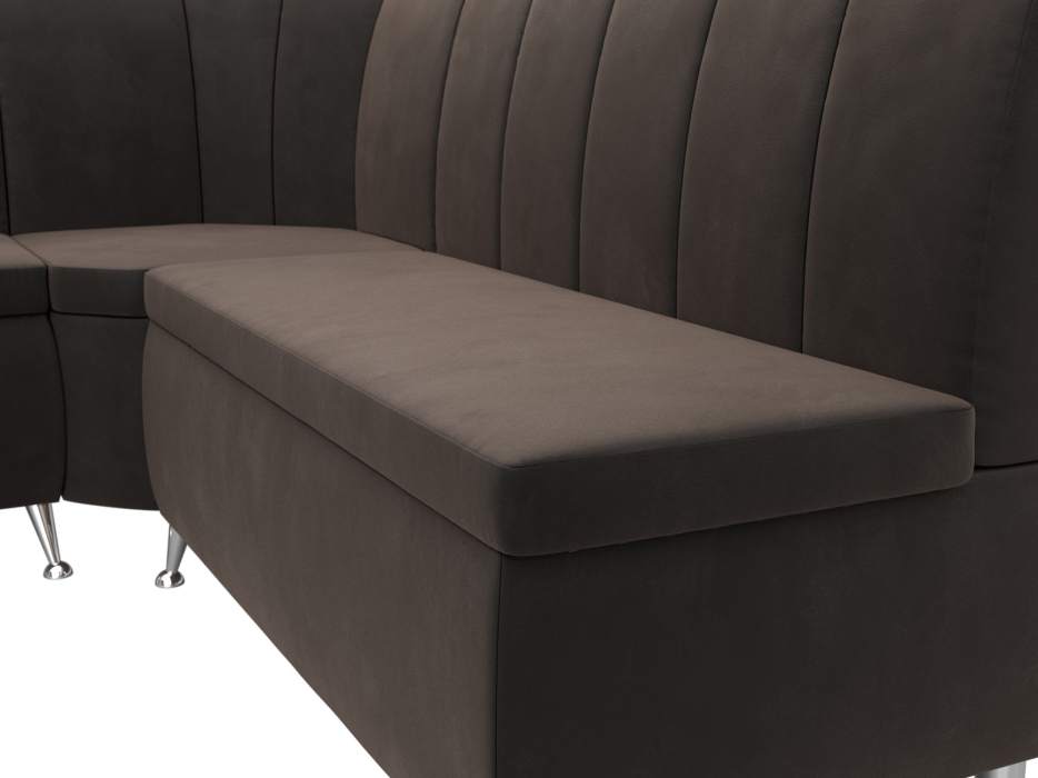 Диваны угловые кухонные, Диван кухонный прямой Кантри левый угол, велюр