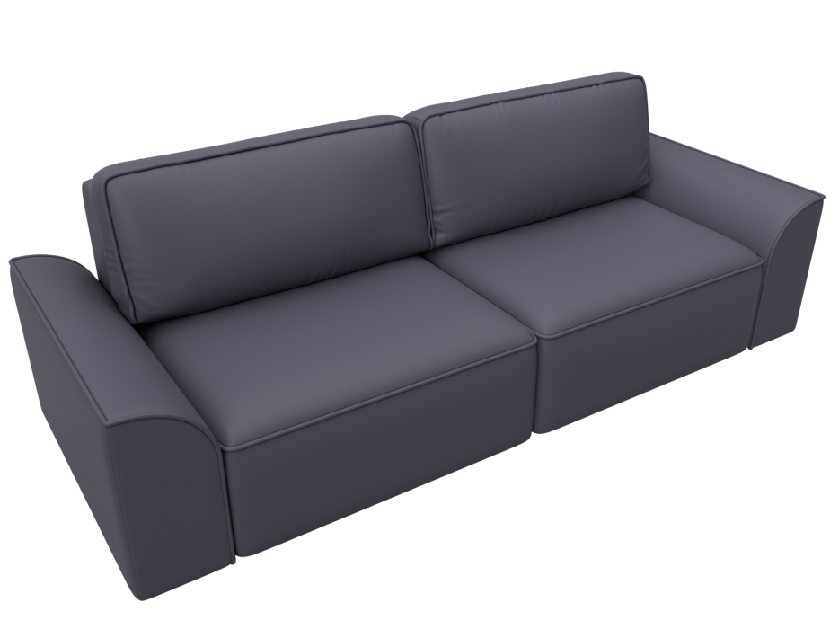 Диваны еврокнижки, Диван прямой Лига-048 НПБ, экокожа GRIFON