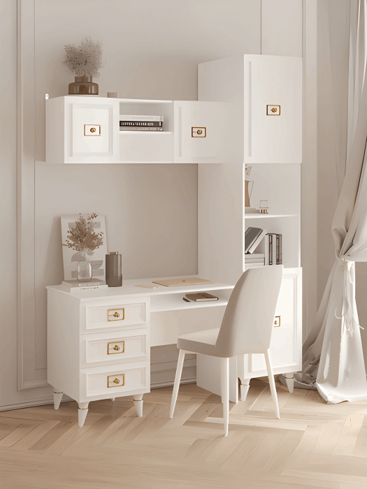 Прямые, Стол Валенсия письменный (1100х600х750) золото