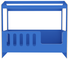 Кровати-домики, Сказочный домик ДС-1/1 80x180