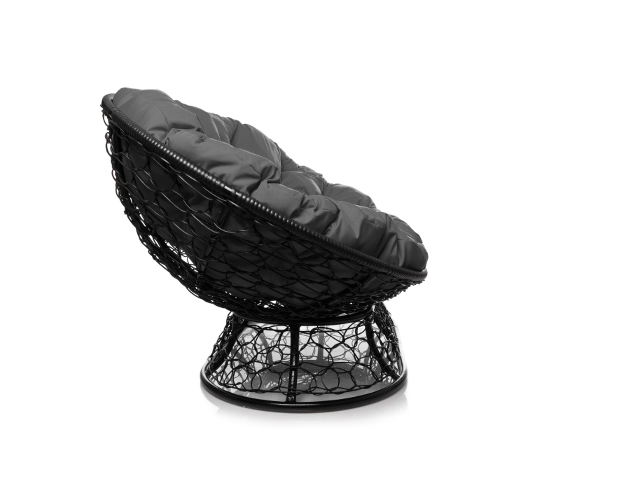 Диваны, Диван МАМАСАН с ротангом чёрный