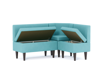 Диван кухонный угловой Лео, велюр