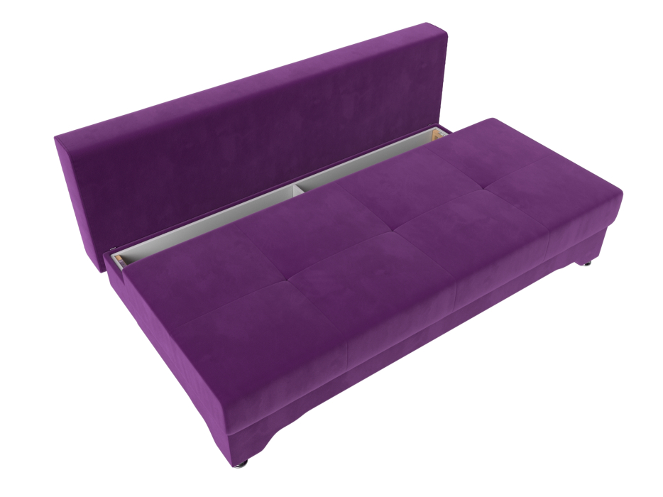 Диваны еврокнижки, Диван прямой Ник-2, микровельвет