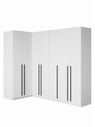 Угловой шкаф для одежды распашной с ящиками София 2200х2500х1300 мм