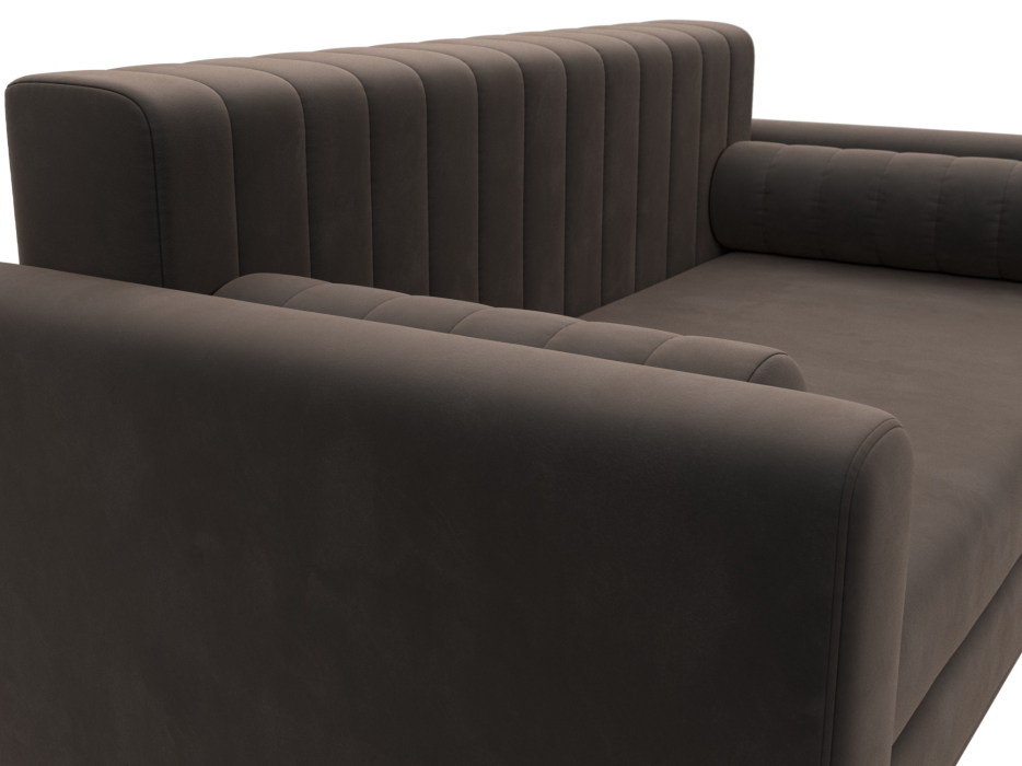 Диваны кровати прямые, Диван прямой Лига-070, велюр SEVEN