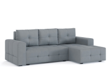 Диваны угловые в гостиную, Диван-кровать угловой Прадо, еврокнижка, велюр