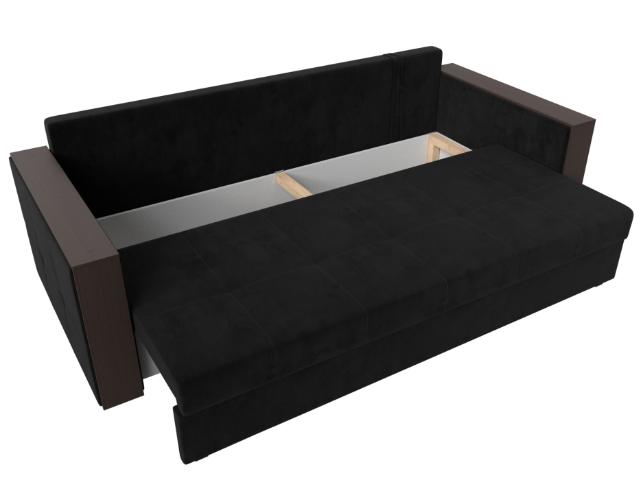 Диваны еврокнижки, Прямой диван Валенсия Лайт, велюр