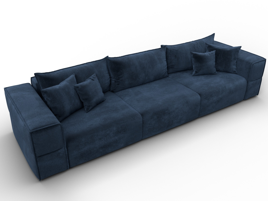 Диваны еврокнижки, Диван прямой Лига-058 НПБ Лонг, велюр TOWER