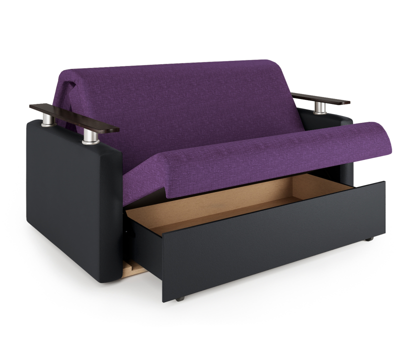 Диваны, Диван-кровать Шарм 140, рогожка/экокожа