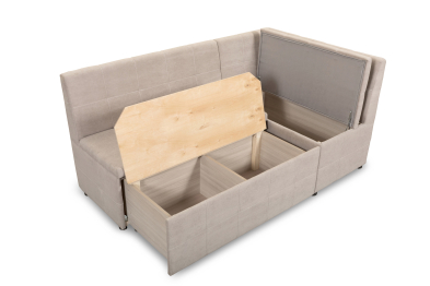 Кухонный угол Джой, правый, велюр