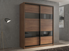 Шкафы-купе 2-х дверные, Шкаф-купе 2х дверный Кааппи 7 140х60