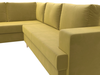 Диван угловой Сильвана левый угол, микровельвет