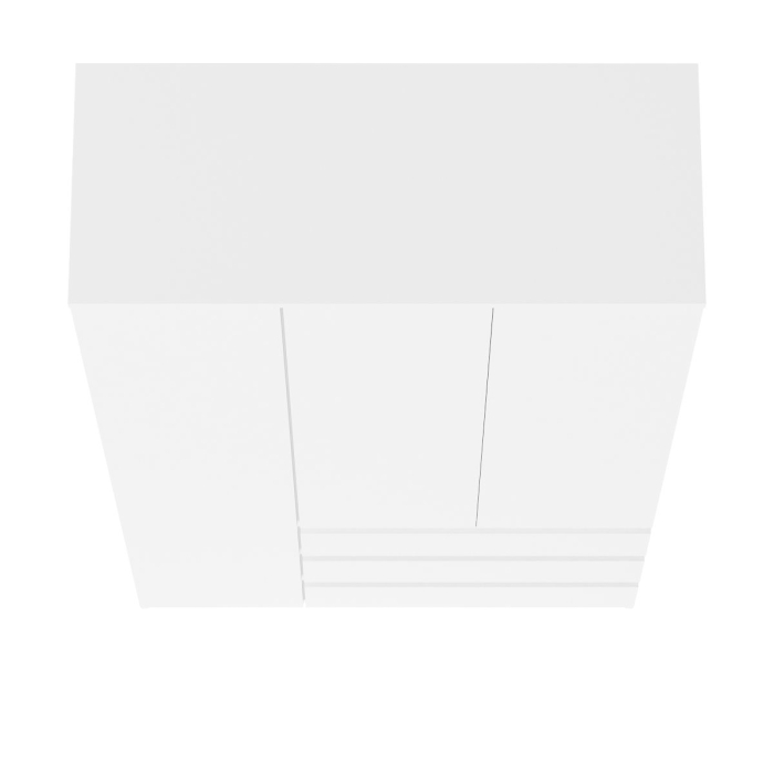 Шкафы распашные, Широкий шкаф-комод Мори МШ1200.1