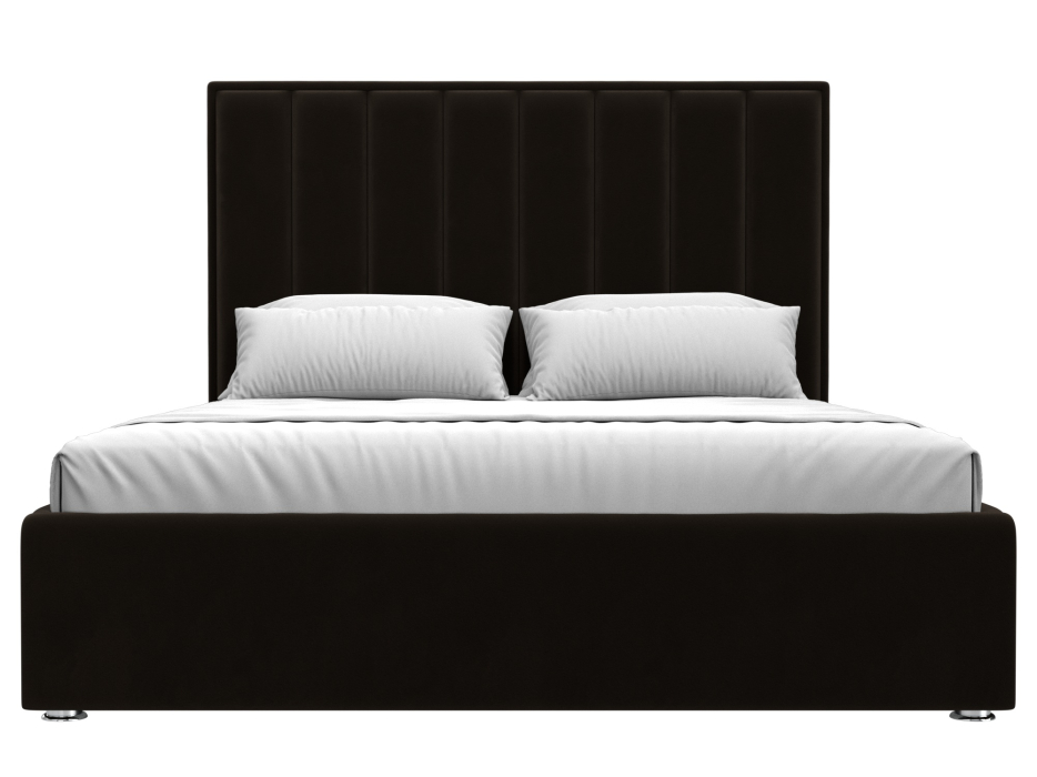 Мягкая кровать, Кровать интерьерная Афродита 160, микровельвет