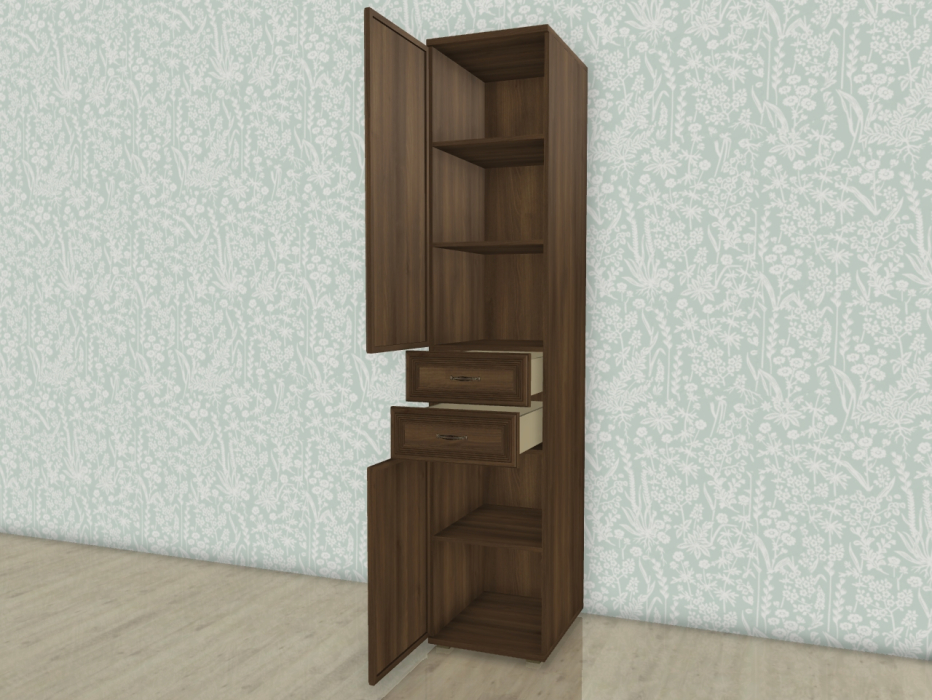 Шкафы одностворчатые, Модульная система Карина Шкаф ШК-1023