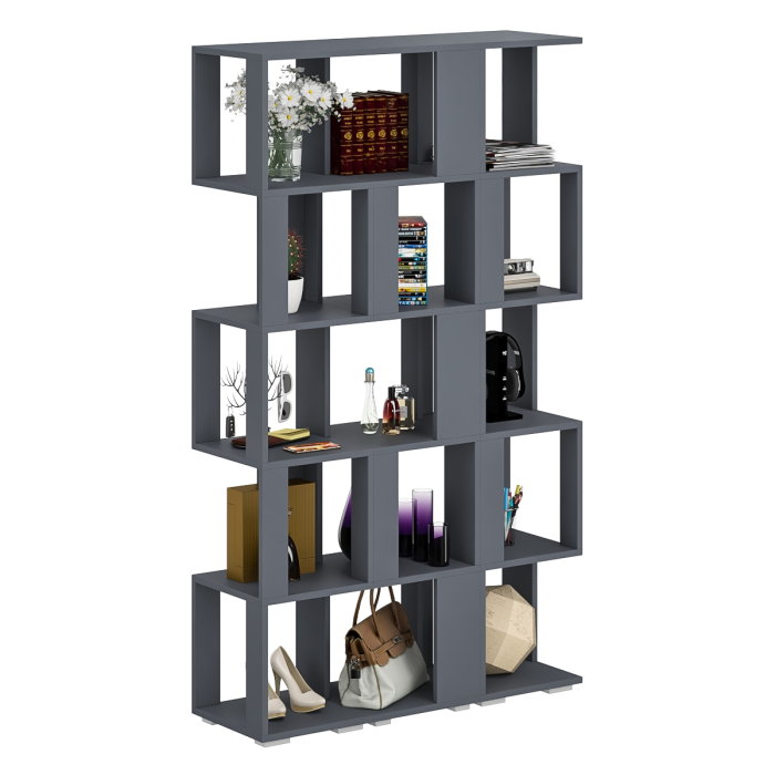 Стеллажи, Комплект их 3-х открытых стеллажей.