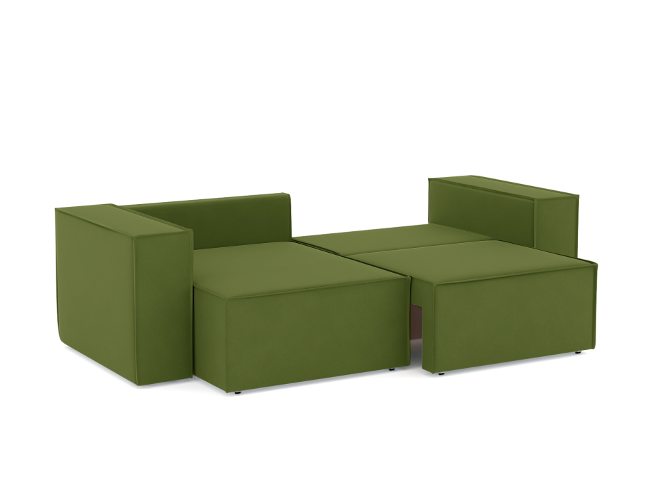 Диваны угловые в гостиную, Диван-кровать угловой Лофт, велюр