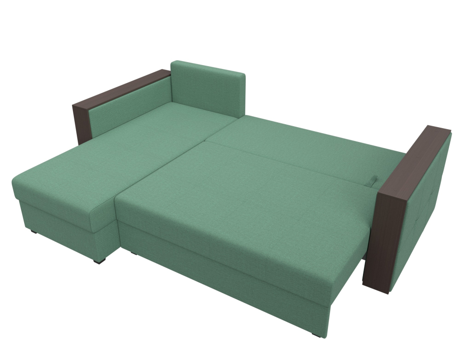 Диваны угловые в гостиную, Диван угловой Валенсия Лайт левый угол, рогожка Амур