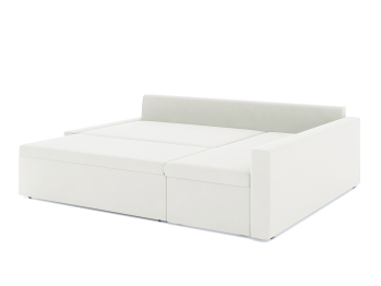 Диван-кровать угловой Фрихетен дельфин, велюр