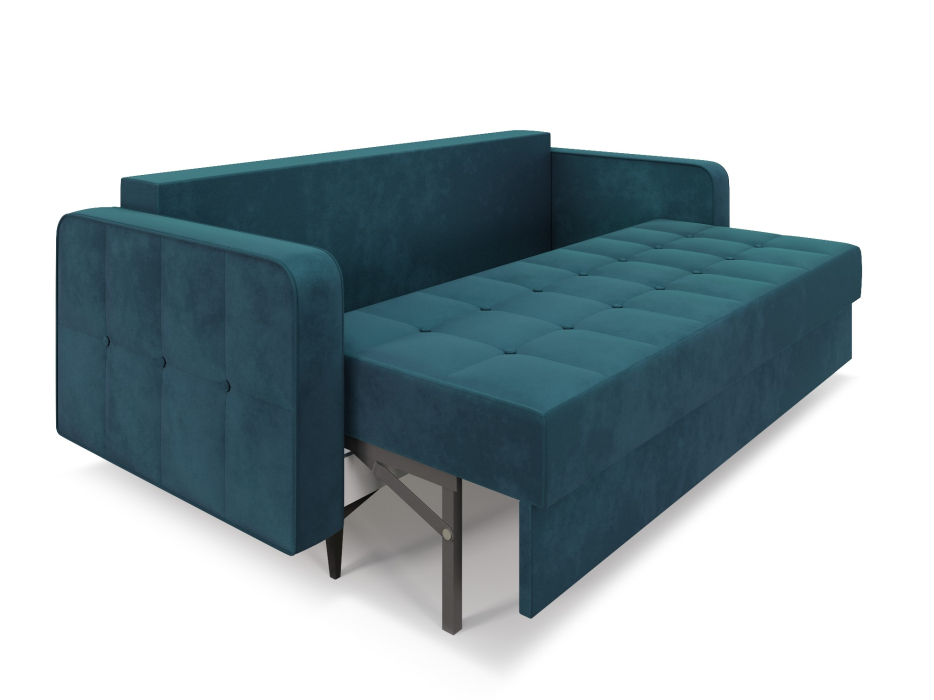 Диваны с ящиком для белья, Диван прямой тик-так Снеп (Бархат)