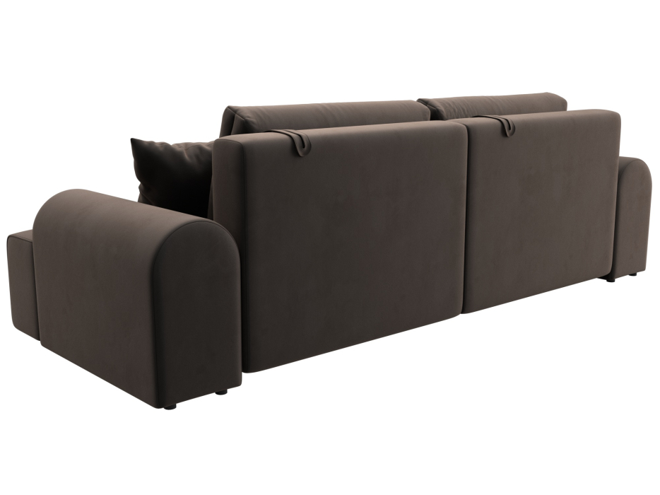 Диваны еврокнижки, Диван прямой Лига-080, велюр SEVEN