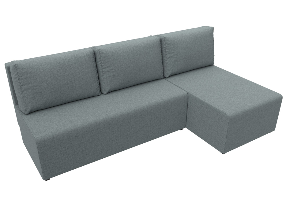 Диваны угловые в гостиную, Диван угловой Поло правый угол, рогожка Амур