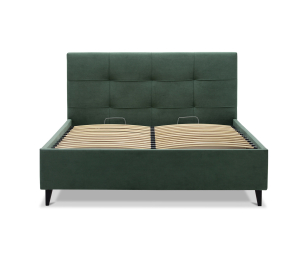 Двуспальная кровать Айлен 180х200, с подъемным механизмом, велюр