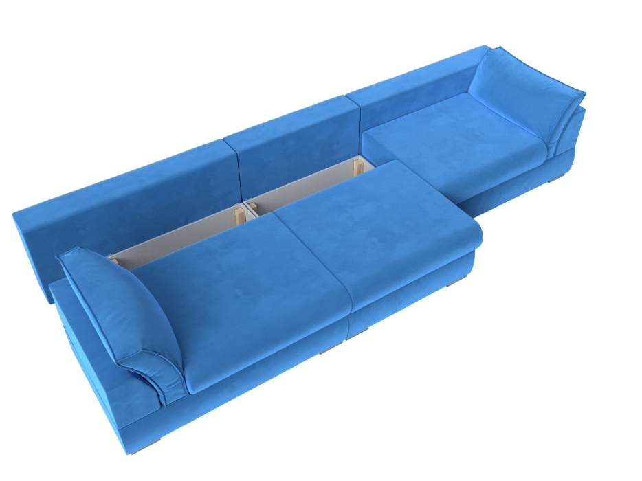 Диваны прямые кухонные, Прямой диван Пекин Long, велюр