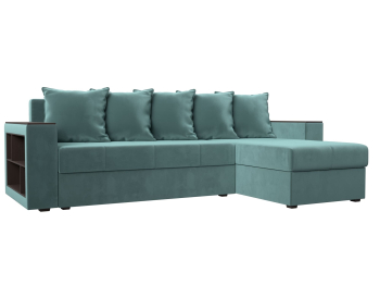Диван угловой Дубай Лайт, велюр, правый угол