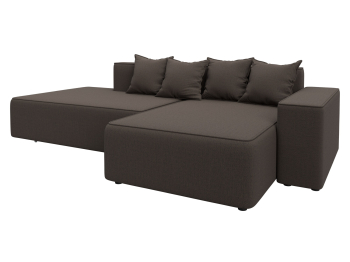 Диван угловой Лига-079 угол правый, рогожка Амур