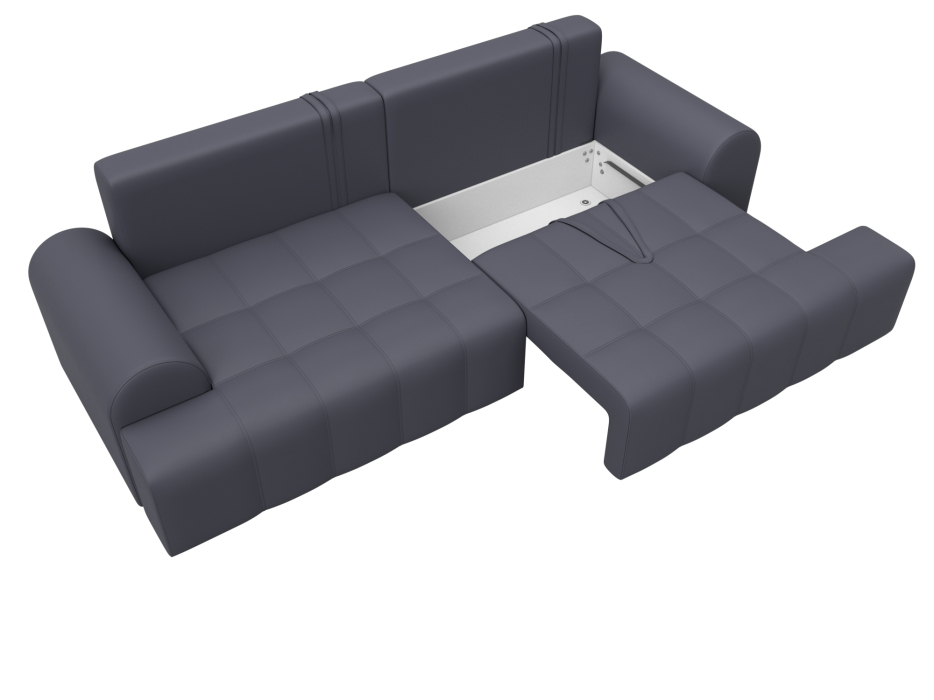 Диваны еврокнижки, Диван прямой Лига-080, экокожа GRIFON